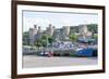 Conwy Castle, UNESCO World Heritage Site, and Harbour, Conwy, Wales, United Kingdom, Europe-Peter Groenendijk-Framed Photographic Print