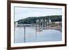 Conwy Castle, UNESCO World Heritage Site, and Harbour, Conwy, Wales, United Kingdom, Europe-Peter Groenendijk-Framed Photographic Print