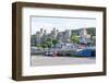 Conwy Castle, UNESCO World Heritage Site, and Harbour, Conwy, Wales, United Kingdom, Europe-Peter Groenendijk-Framed Photographic Print