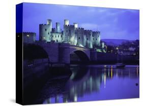 Conwy (Conway) Castle, Unesco World Heritage Site, Gwynedd, North Wales, UK, Europe-Roy Rainford-Stretched Canvas