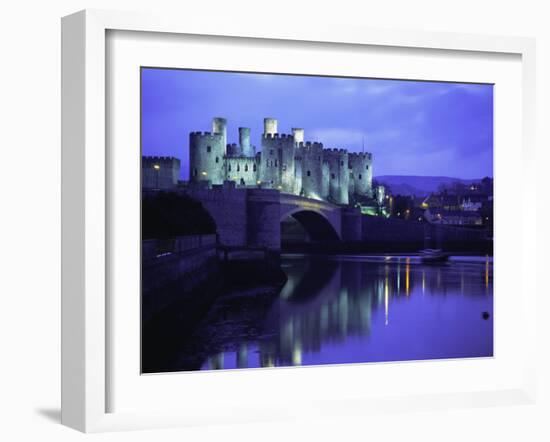 Conwy (Conway) Castle, Unesco World Heritage Site, Gwynedd, North Wales, UK, Europe-Roy Rainford-Framed Photographic Print