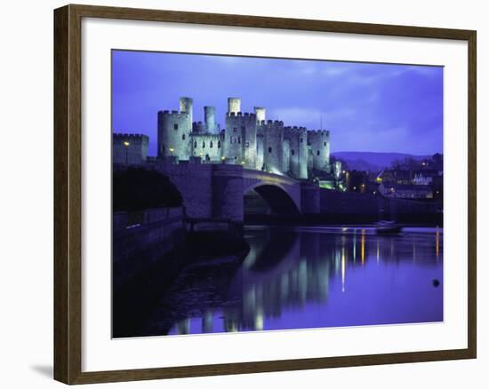 Conwy (Conway) Castle, Unesco World Heritage Site, Gwynedd, North Wales, UK, Europe-Roy Rainford-Framed Photographic Print