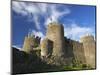 Conwy Medieval Castle in Summer, UNESCO World Heritage Site, Gwynedd, North Wales, UK, Europe-Peter Barritt-Mounted Photographic Print