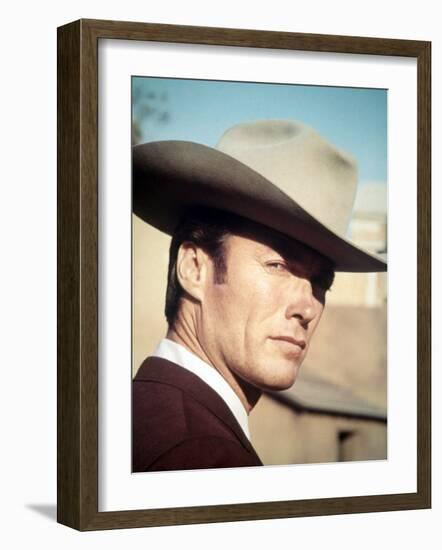 Coogan's Bluff, Clint Eastwood, 1968-null-Framed Photo