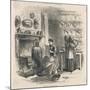 Cook and Housemaid in the Kitchen-null-Mounted Art Print