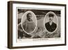 Cook and Peary-null-Framed Art Print