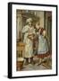 Cook Giving Maid Something to Taste-null-Framed Giclee Print