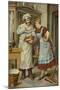 Cook Giving Maid Something to Taste-null-Mounted Giclee Print
