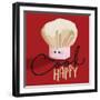 Cook Happy-Jace Grey-Framed Art Print