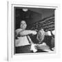 Cook in the Napoli Restaurant Holding up an Octopus, a Delicacy in Argentina-Thomas D^ Mcavoy-Framed Photographic Print