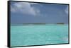 Cook Islands, Aitutaki, Honeymoon Island. Motu Surrounded by Lagoon-Cindy Miller Hopkins-Framed Stretched Canvas