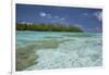 Cook Islands, Aitutaki. One Foot Island, Shallow Lagoon with Coral-Cindy Miller Hopkins-Framed Photographic Print