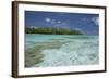 Cook Islands, Aitutaki. One Foot Island, Shallow Lagoon with Coral-Cindy Miller Hopkins-Framed Photographic Print