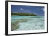 Cook Islands, Aitutaki. One Foot Island, Shallow Lagoon with Coral-Cindy Miller Hopkins-Framed Photographic Print