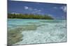 Cook Islands, Aitutaki. One Foot Island, Shallow Lagoon with Coral-Cindy Miller Hopkins-Mounted Photographic Print