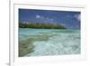 Cook Islands, Aitutaki. One Foot Island, Shallow Lagoon with Coral-Cindy Miller Hopkins-Framed Photographic Print