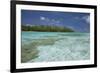 Cook Islands, Aitutaki. One Foot Island, Shallow Lagoon with Coral-Cindy Miller Hopkins-Framed Photographic Print