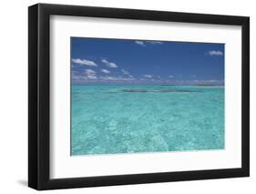 Cook Islands. Palmerston Island. Shallow Lagoon with Coral-Cindy Miller Hopkins-Framed Photographic Print