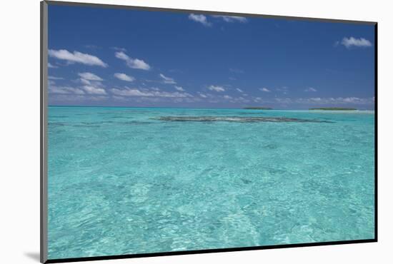 Cook Islands. Palmerston Island. Shallow Lagoon with Coral-Cindy Miller Hopkins-Mounted Photographic Print