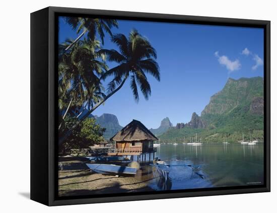 Cook's Bay, Moorea, French Polynesia, South Pacific, Tahiti-Steve Vidler-Framed Stretched Canvas