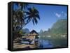 Cook's Bay, Moorea, French Polynesia, South Pacific, Tahiti-Steve Vidler-Framed Stretched Canvas