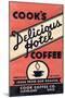 Cook's Delicious Hotel Coffee-null-Mounted Art Print