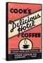 Cook's Delicious Hotel Coffee-null-Framed Stretched Canvas