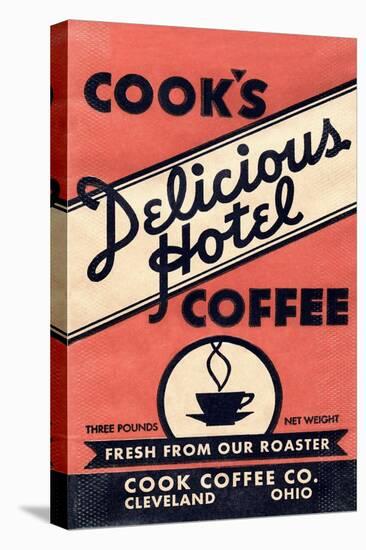 Cook's Delicious Hotel Coffee-null-Stretched Canvas