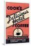 Cook's Delicious Hotel Coffee-null-Framed Art Print