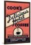 Cook's Delicious Hotel Coffee-null-Framed Art Print