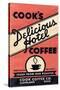 Cook's Delicious Hotel Coffee-Found Image Press-Stretched Canvas