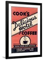 Cook's Delicious Hotel Coffee-Found Image Press-Framed Giclee Print