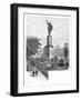 Cook's Monument, Hyde Park, Sydney, Australia, 1886-W Macleod-Framed Giclee Print