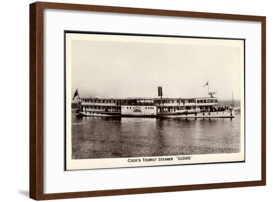 Cook's Tourist Steamer Sudan, Steamboat, Ferry--Framed Giclee Print