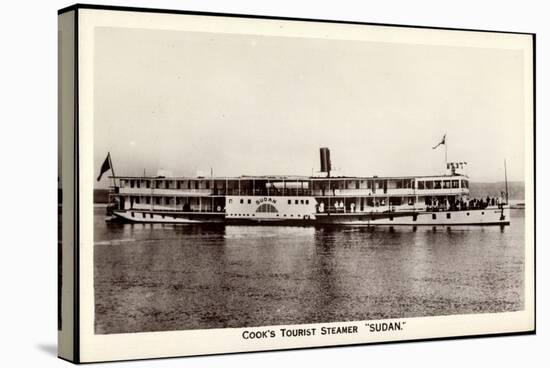 Cook's Tourist Steamer Sudan, Steamboat, Ferry-null-Stretched Canvas