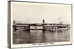 Cook's Tourist Steamer Sudan, Steamboat, Ferry-null-Stretched Canvas