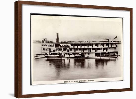 Cook's Tourist Steamer Thebes, Steamboat, C 189-null-Framed Giclee Print