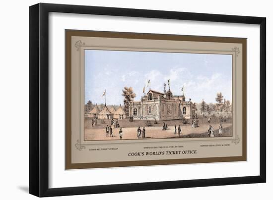 Cook's World's Ticket Office-Thompson Westcott-Framed Art Print