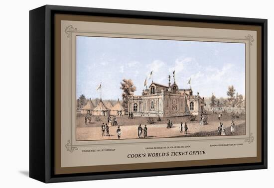 Cook's World's Ticket Office-Thompson Westcott-Framed Stretched Canvas