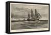 Cook Sights the Glass-House Mountains off the Coast of Eastern Australia-J.r. Ashton-Framed Stretched Canvas