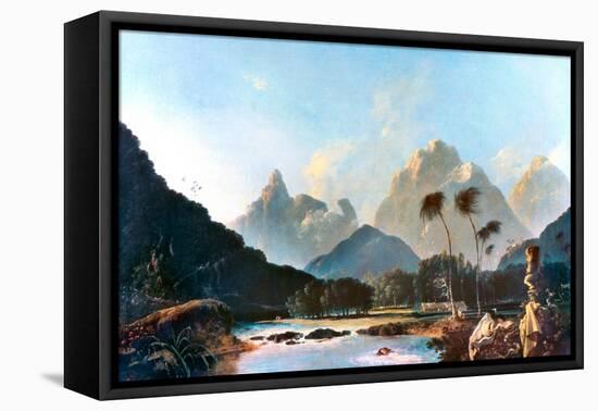 Cook: Tahiti, 1773-William Hodges-Framed Stretched Canvas