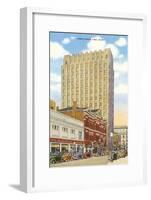 Cook Tower, Lima, Ohio-null-Framed Art Print