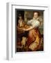 Cook with chicken (1574)-Joachim Bueckelaer-Framed Giclee Print