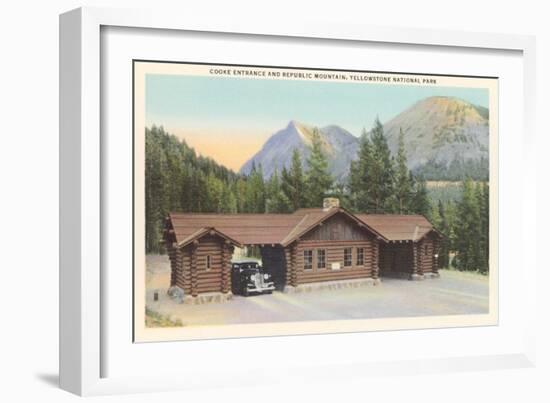 Cooke Entrance, Yellowstone-null-Framed Art Print