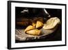 Cooked Bhature and Samosas, Sector 7, Chandigarh, Punjab and Haryana Provinces, India-Ben Pipe-Framed Photographic Print