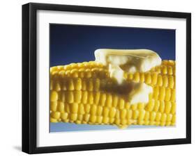 Cooked Corn on the Cob with Melting Butter-Ludger Rose-Framed Photographic Print