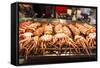 Cooked Squid, Shilin Night Market, Taipei, Taiwan, Asia-Michael Runkel-Framed Stretched Canvas