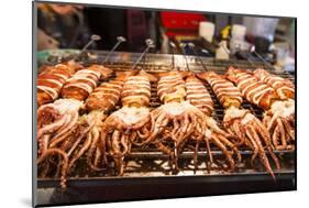 Cooked Squid, Shilin Night Market, Taipei, Taiwan, Asia-Michael Runkel-Mounted Photographic Print