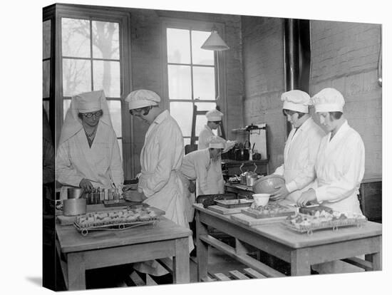 Cookery Class 1930S-null-Stretched Canvas