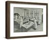 Cookery Class, Hammersmith Trade School for Girls, London, 1915-null-Framed Photographic Print